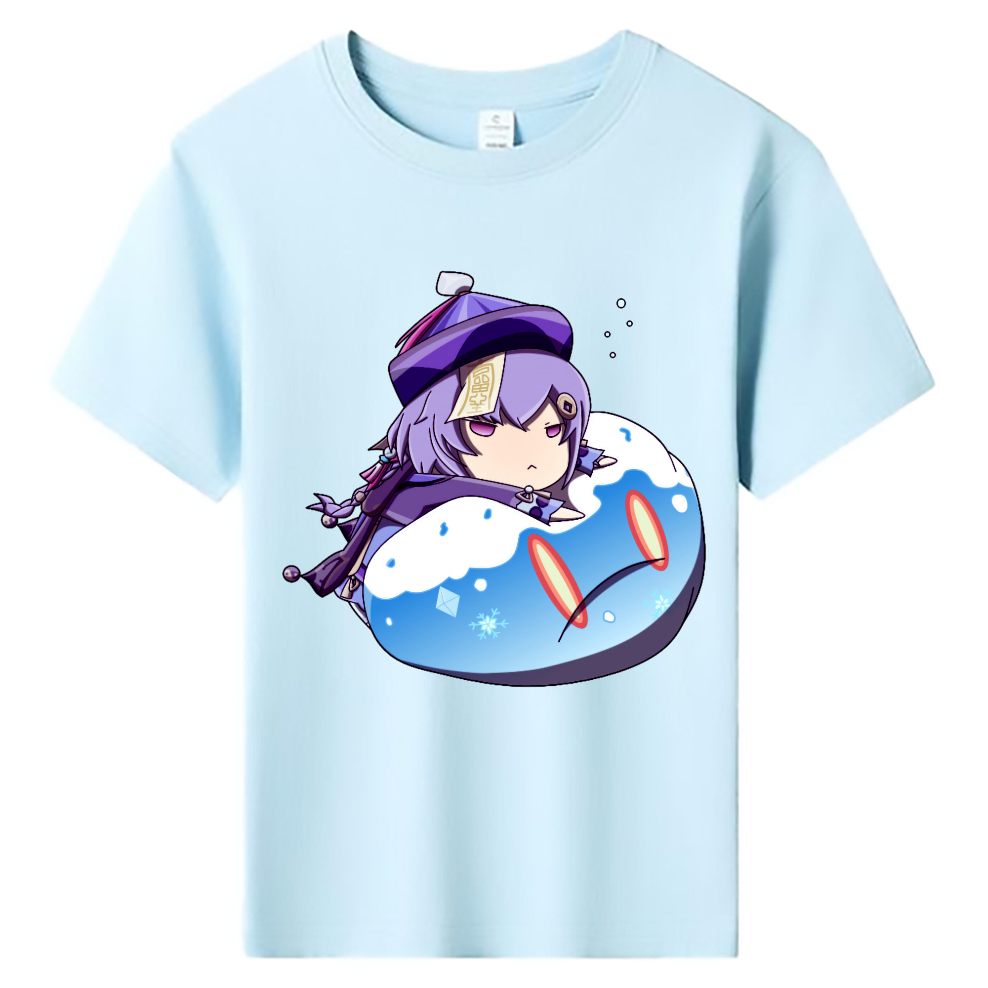 げんし神 七七 なな  genshin Nana 綿100％キッズTシャツ（フロントプリント）